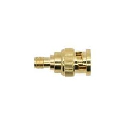 1 pcs : BU-P4289 - RF Adapters - Between Series ADAPTER BNC MALE TO SMA FEMALE GOLD