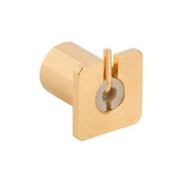 1 pcs : SMP-MSLD-PCR - RF Connectors / Coaxial Connectors STRT PCB REAR MOUNT LIMITED DETENT
