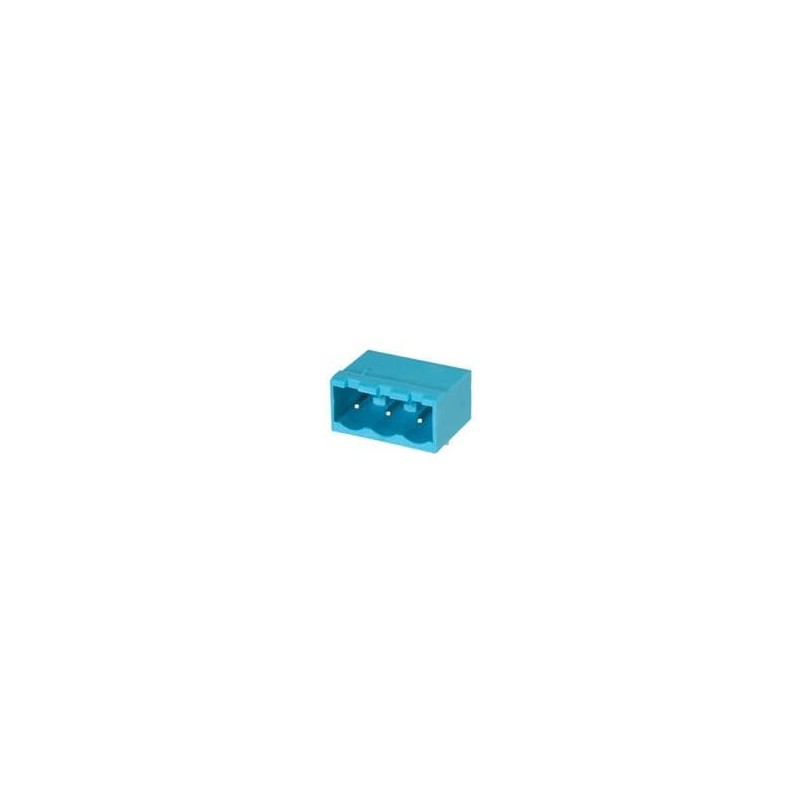 1 pcs : TBP01R1-508-03BE - Pluggable Terminal Blocks Terminal block, pluggable, 5.08, receptical, 3 pole, blue