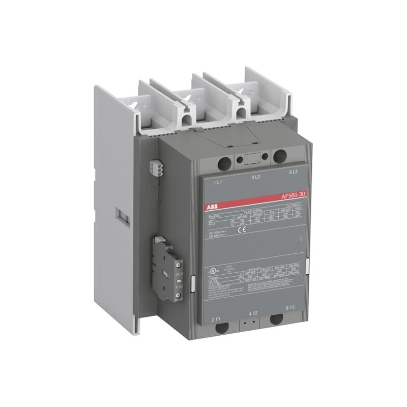 1 pcs - ABB AF Series Contactor, 250 V Coil, 3-Pole, 800 A, 355 kW, 3NO
