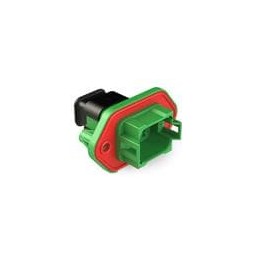 1 pcs : AT04-08PC-PM16 - Automotive Connectors 8 Position Receptacle, Pin, Panel Mount, Key C, Self-Threading, Reduced Diameter 