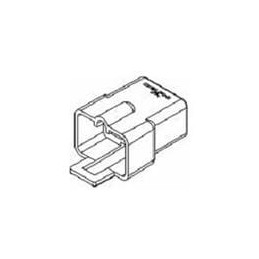 1 pcs : 06294544 - Automotive Connectors 4P MALE BLACK 56 SERIES