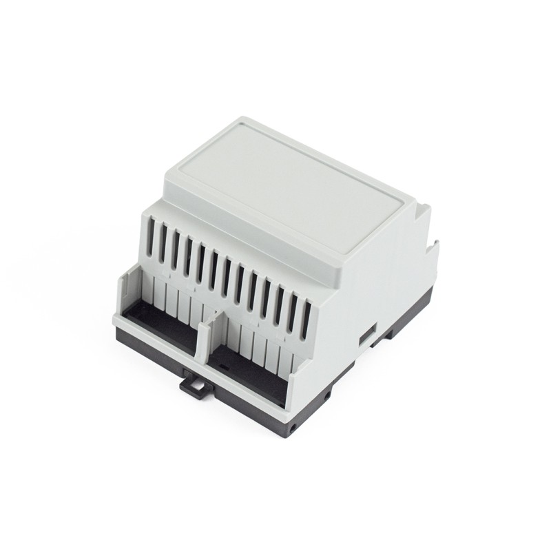 1 pcs - Hammond DIN Rail Enclosure Enclosure Type 1597 Series , 90 x 69 x 58mm, Polycarbonate DIN Rail Enclosure