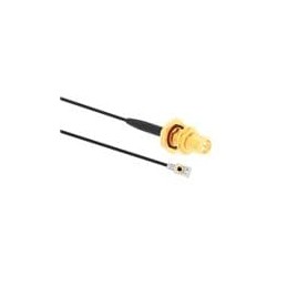 1 pcs : 095-902-587-300 - RF Cable Assemblies RF Connector MHF I LK Right Angle Plug to RP-SMA Straight Jack Bulkhead Rear Mount