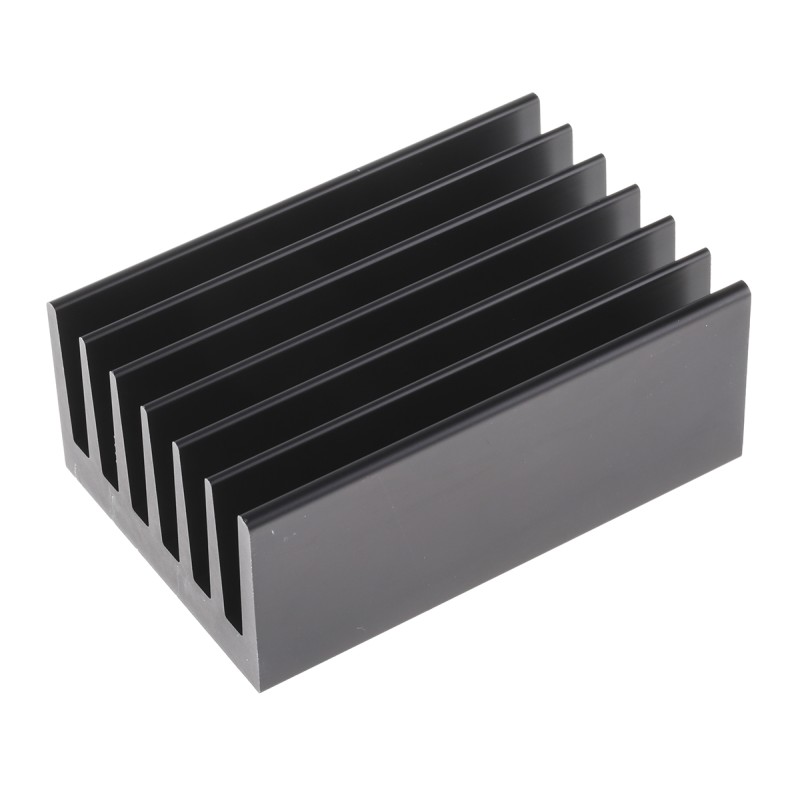 1 pcs - Heatsink, Universal Rectangular Alu, 1.5K/W, 100 x 66 x 40mm