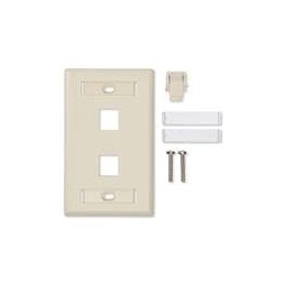 1 pcs : AX104160 - Fibre Optic Connectors KCONN FACEPLATE 1-P SG BLACK