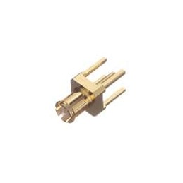 1 pcs : MMCXV-P-P-HF-ST-TH1 - RF Connectors / Coaxial Connectors 50 Ohm MMCX High-Vibration Jack or Plug, Cable Termination