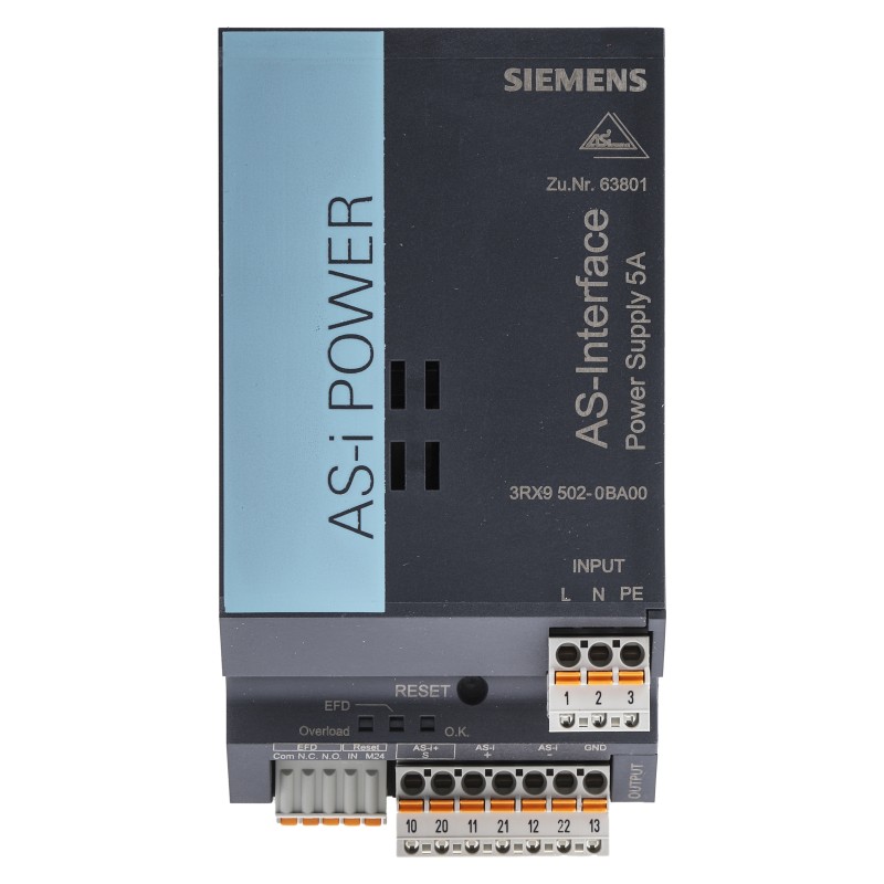 1 pcs - Siemens 3RX950 Series PLC Power Supply for Use with AS-I Power Supply Unit