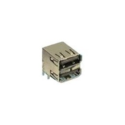 1 pcs : 72309-7024BLF - USB Connectors 8P RA DBL STACK TYPE A RECEPTACLE