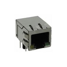 1 pcs : SS74800-132F - Modular Connectors / Ethernet Connectors Right Angle LED conn 1G - 2.5G Base-T