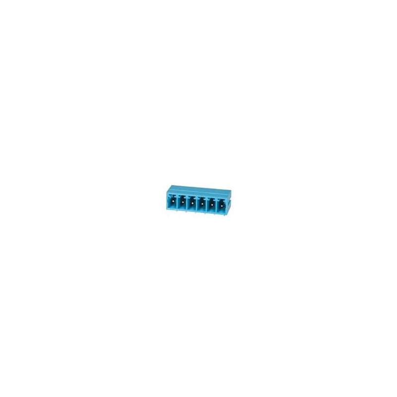 1 pcs : TBP02R1-381-06BE - Pluggable Terminal Blocks Terminal block, pluggable, 3.81, receptical, 6 pole, blue