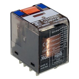 1 pcs - TE Connectivity Plug In Power Relay, 220V dc Coil, 6A Switching Current, 4PDT