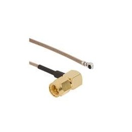 1 pcs : 095-902-513-200 - RF Cable Assemblies SMA RA Plg to AMC Plg RG-178 200mm