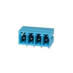 1 pcs : TBP02R1-381-04BE - Pluggable Terminal Blocks Terminal block, pluggable, 3.81, receptical, 4 pole, blue