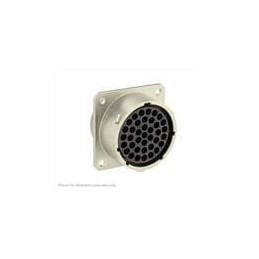 1 pcs : UT002238SH - Standard Circular Connector Female square flange receptacle IP67, 96 h salt spray