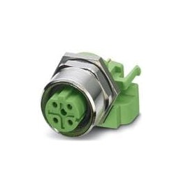 1 pcs : 1534627 - Circular Metric Connectors Bus system flush-typ SKT,ETHERNET 4-pos.