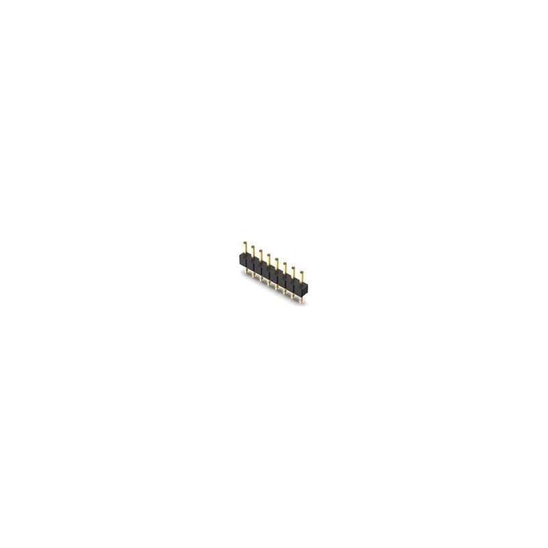 1 pcs : BG030-09-A-0450-0300-N-G - Board to Board & Mezzanine Connectors 9w, 2.54mm Pitch Pin Hdr, SIL, TH, Vert, GF, Box
