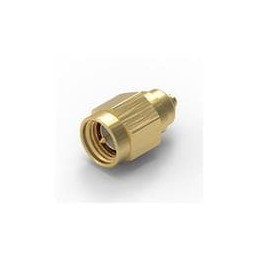 1 pcs : 64403236111000 - RF Adapters - Between Series WR-ADPT SMA Plug Straight BB Gld Plat