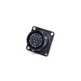 1 pcs : PT02A-14-18S(025) - Circular MIL Spec Connector 18P Sz 14 Box Mt Skt Receptacle Blk Zinc