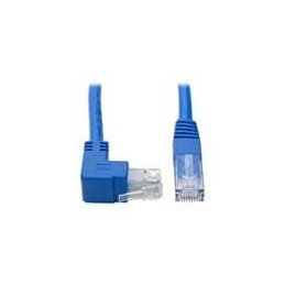 1 pcs : N204-001-BL-UP - Ethernet Cables / Networking Cables Tripp Lite Cat6 Patch Cable Up-Angled Gigabit RJ45 UTP Molded M/M B