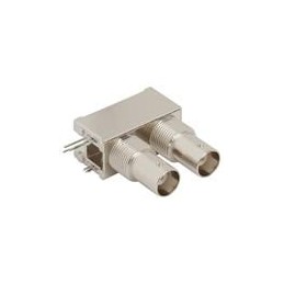 1 pcs : 031-6578 - RF Connectors / Coaxial Connectors BNC RA DBL ISOL 50 OHM Valox