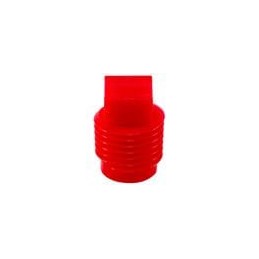 1 pcs : P-18 - Conduit Fittings & Accessories PLASTIC THREADED PLUGS FOR NPT PIPE FITTINGS RED 1/8 NPT .44X.28X.25