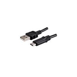 1 pcs : CBL-UA-UC-10BP - USB Cables / IEEE 1394 Cables Cable, USB, 1000 mm, Type A 2.0 to Type C 2.0, 28 AWG, PVC, Black
