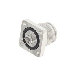 1 pcs : 73225-0131 - RF Connectors / Coaxial Connectors 2.2-5 J FLANGE 4HOLE FOR RG405 CABLE