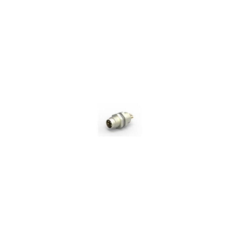 1 pcs : T4032014041-000 - Circular Metric Connectors M8 MLE PNL FRONT 4POS STR