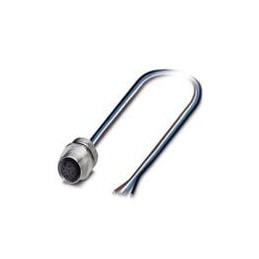 1 pcs : 1693788 - Circular Metric Connectors M12 BLHD SKT 4P W/CB