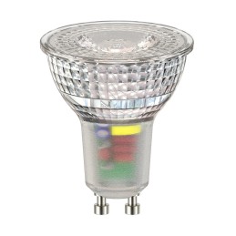 1 pcs - SHOT GU10 LED Reflector Lamp 6 W(70W), 3000K, Warm White, Reflector shape