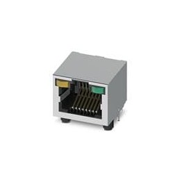 1 pcs : 1337243 - Modular Connectors / Ethernet Connectors CUC-SP-J1ST-A/R4LT-THR-LED