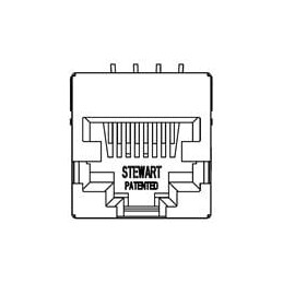 1 pcs : SS-71100-001 - Modular Connectors / Ethernet Connectors RJ45 Connector