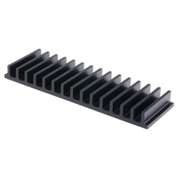 1 pcs - Heatsink, Universal 19' Alu, 2.5K/W, 50 x 159 x 15mm, Clamp