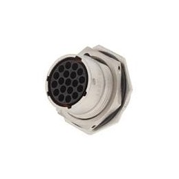 1 pcs : RT071619SNH - Standard Circular Connector 16AWG 19 Pin Jamnut Female