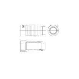 1 pcs : SLS-59/6 - Heat Shrink Cable Boots & End Caps RG59 Precision Video Non Plenum