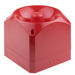 1 pcs - Klaxon Nexus Series Red Sounder Beacon, 10 - 60 V dc, Wall Mount, 110dB at 1 Metre