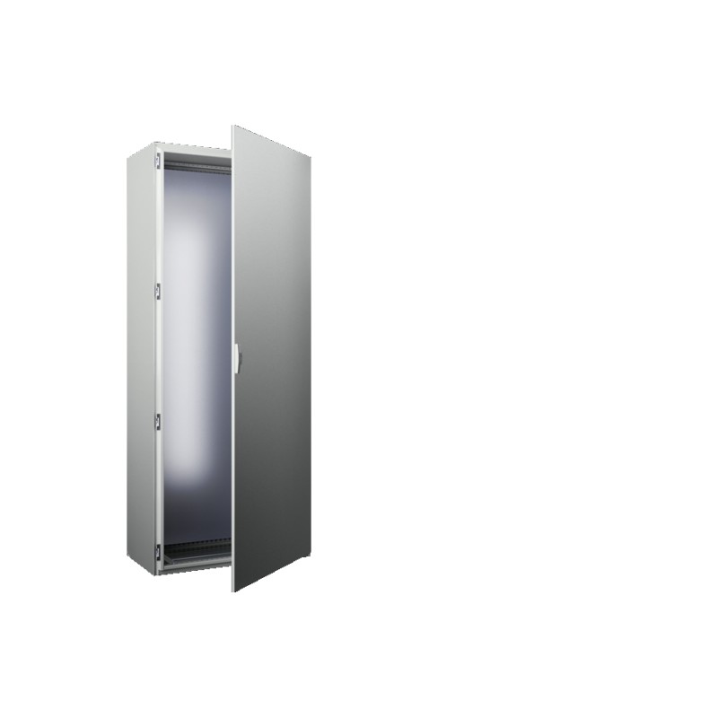 1 pcs - Rittal SE Series Sheet Steel Single-Door-Door Floor Standing Enclosure, Opaque Door, IP66, 2000 x 800 x 600mm