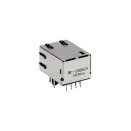 1 pcs : RB1-105BAG1A - Modular Connectors / Ethernet Connectors RJ-45 w/ Transformer Connector /UDE