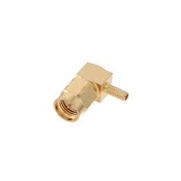 1 pcs : R124172123W - RF Connectors / Coaxial Connectors SMA / RIGHT ANGLE PLUG CRIMP TYPE CABLE 2.6/50 S