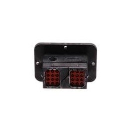 1 pcs : ARC12-24PD - Headers & Wire Housings 24 Position, Receptacle, Pin Contact, Size 16, Threaded Insert for Jackscrew, Keyed