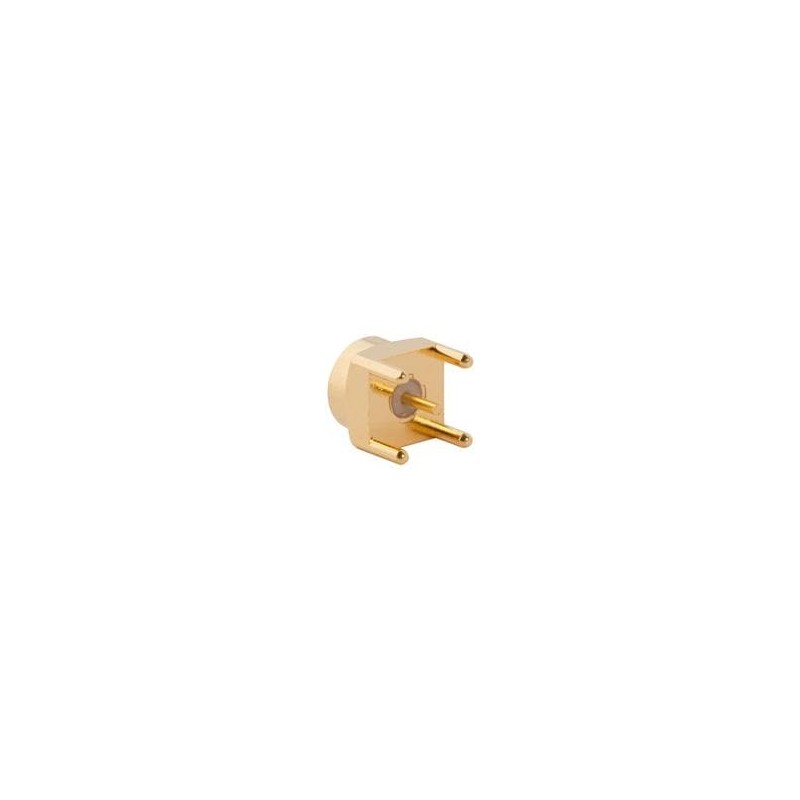 1 pcs : SMP-MSCM-PCT-2 - RF Connectors / Coaxial Connectors SMP Strgt PCB Jack Catcher's Mitt