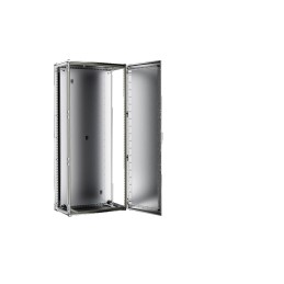 1 pcs - Rittal VX25 Series Sheet Steel Single-Door-Door Floor Standing Enclosure, Opaque Door, IP55, 2000 x 800 x 600mm