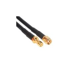 1 pcs : CO-058SMAMFRP-003 - RF Cable Assemblies RG58 REV POLARITY SMA M/F 3