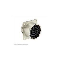 1 pcs : UT002030SH6 - Standard Circular Connector Female square flange receptacle IP68/69K, 96 h salt spray