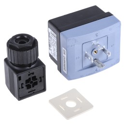 1 pcs - Burkert Compact Mount Flow Controller, Frequency, NPN Output, 12 - 30 V dc, DN 6 - 65 mm Pipe