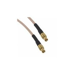 1 pcs : 255101-08-06.00 - RF Cable Assemblies MCX Straight Plug to Plug RG-178/U 6in