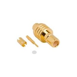 1 pcs : 142225 - RF Connectors / Coaxial Connectors RF Connector SMB Straight Solder Jack 0.047-inch Conformable 50 Ohm