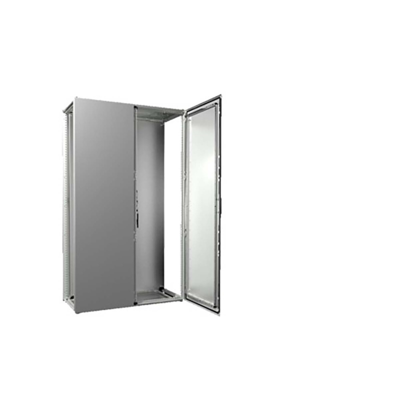 1 pcs - Rittal VX25 Series Sheet Steel Double-Door-Door Floor Standing Enclosure, Opaque Door, IP55, 1200 x 500 x 2000mm