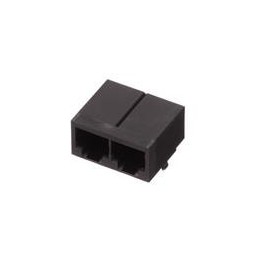 1 pcs : 43223-6101 - Modular Connectors / Ethernet Connectors RA 6/6/2 RJ-11 flangeless ganged